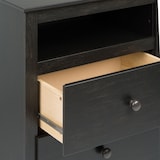 Prepac 2-Drawer Sonoma Nightstand CloseUp