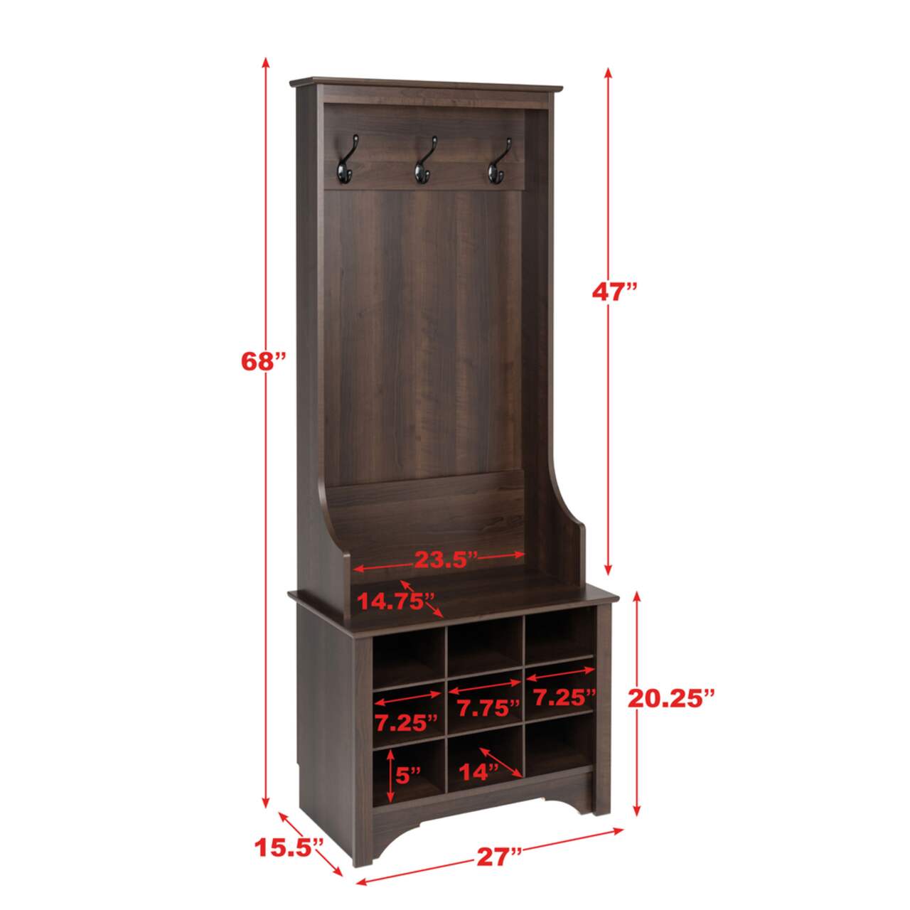 Prepac Entryway Organizer with Shoe Storage Canadian Tire