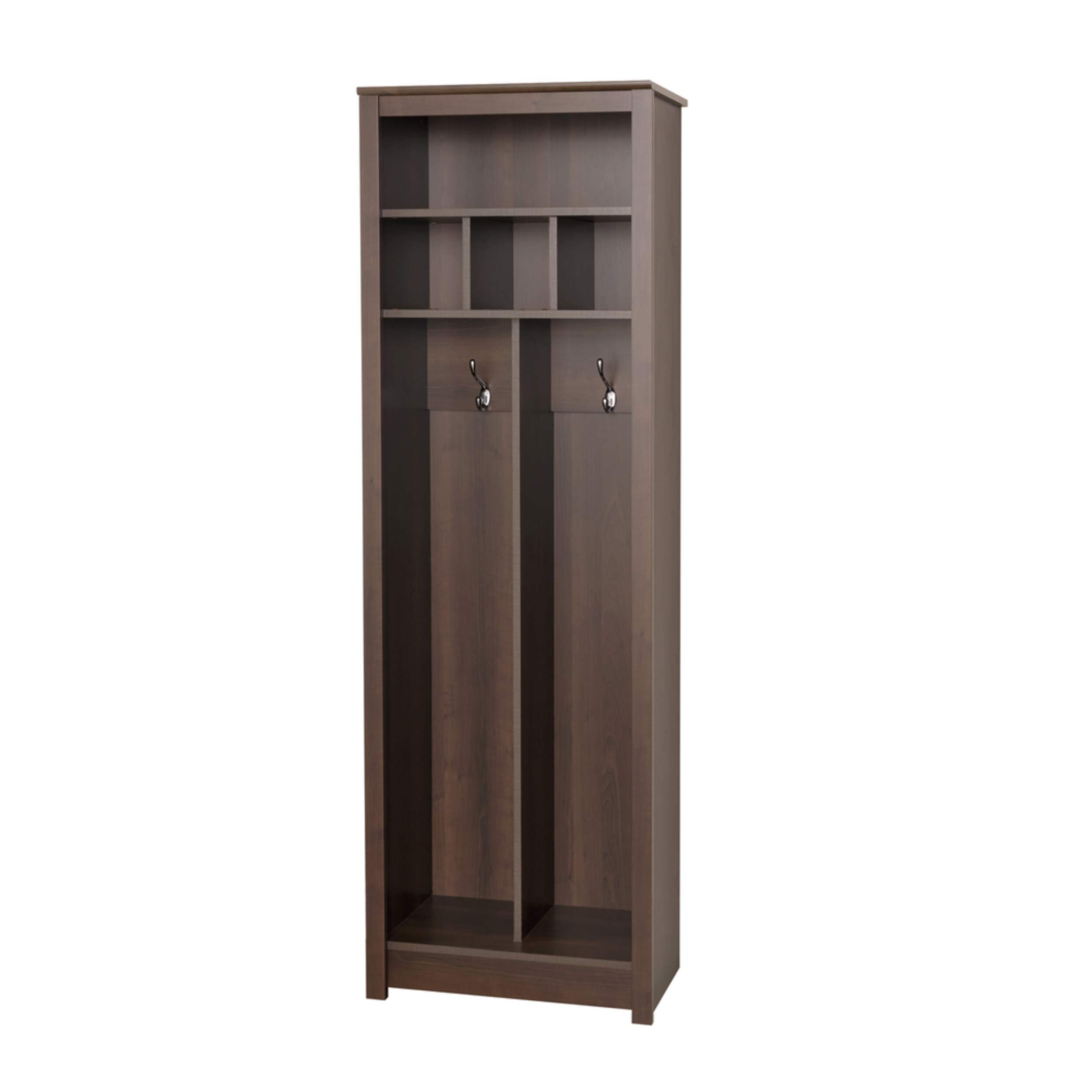 Prepac Space-Saving Entryway Organizer Front_Angled_Left