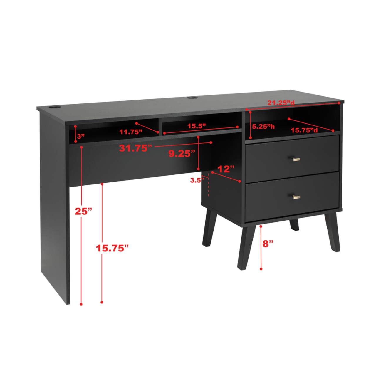 Prepac outlet milo desk