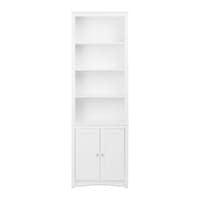 Prepac Tall Deluxe Bookcase with Shaker Doors
