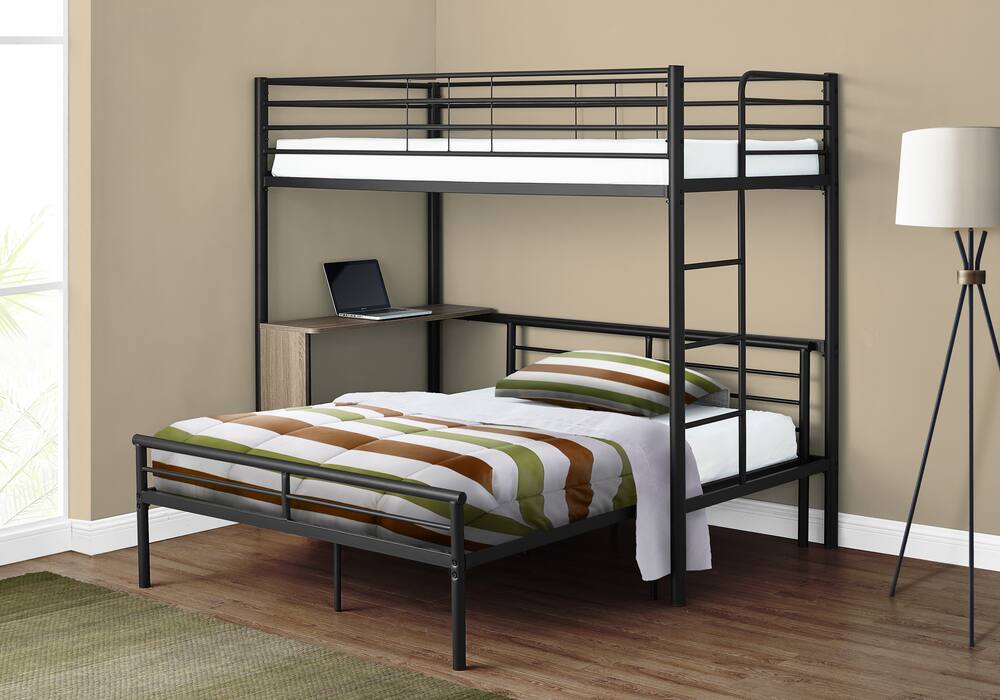 Monarch Industrial Bunk Bed Twin, Basketball Bunk Bed With Sliders On Bottom
