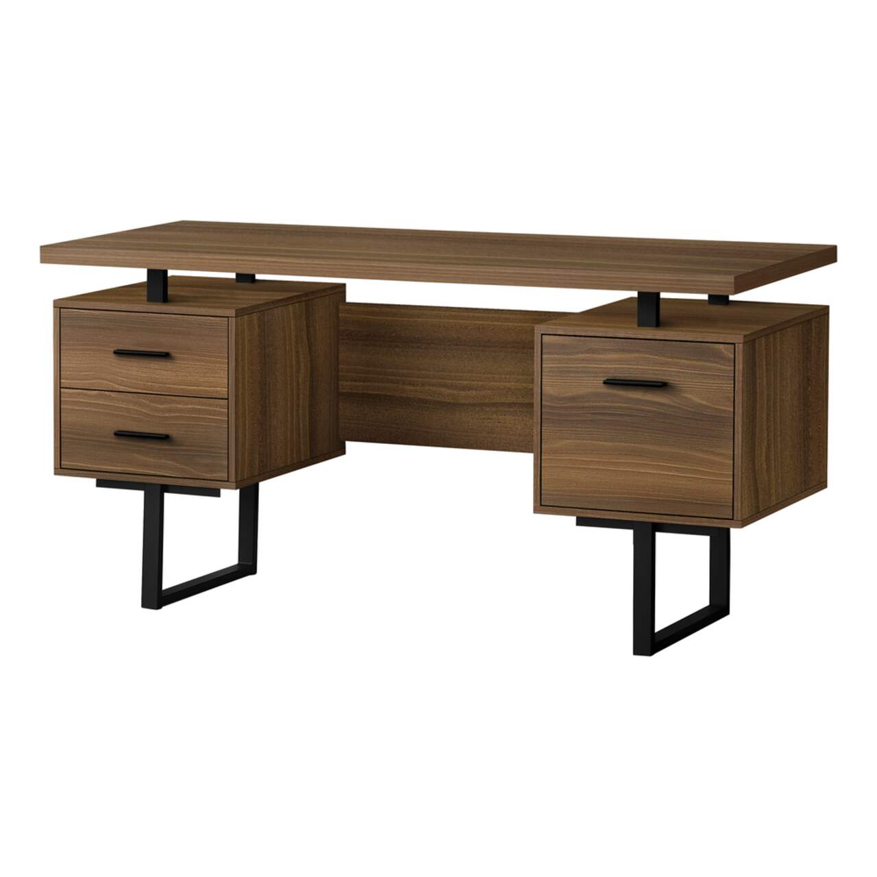 Monarch Specialities Full Floating Computer Desk