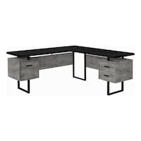 Monarch Specialities L-Shaped Floating Computer Desk