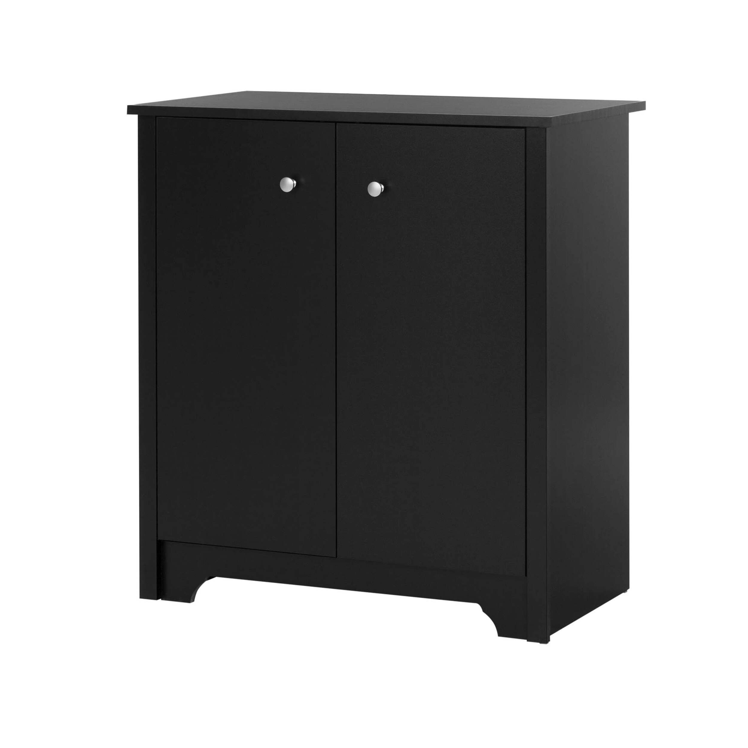 South Shore Vito Small 2-Door Storage Cabinet Front_Three_Fourths_Angled_Left