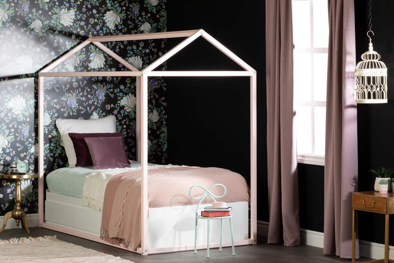 South Shore Sweedi House Bed Twin Pink Canadian Tire