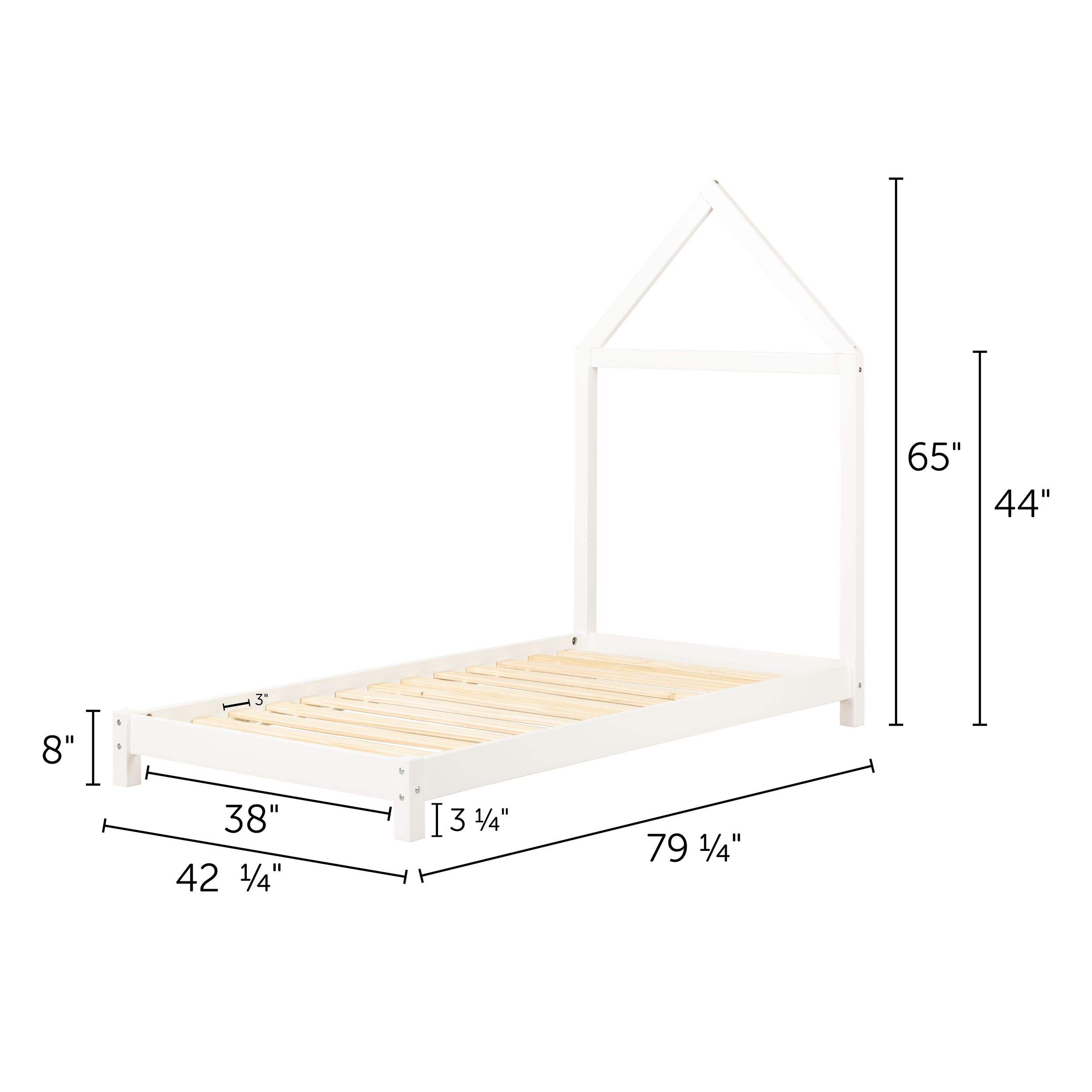South Shore Sweedi House Frame Bed, Twin, White Canadian Tire