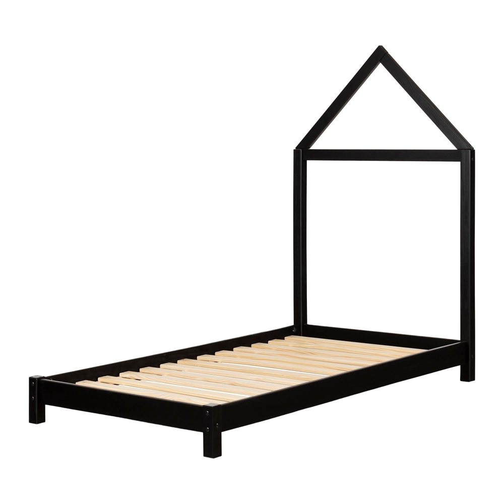 South Shore Sweedi House Frame Bed, Twin, Black Canadian Tire