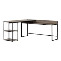 South Shore Evane L-Shaped Desk Front_Three_Fourths_Angled_Left