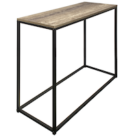 JR Home Industrial Look Console Table Front_Three_Fourths_Angled_Right