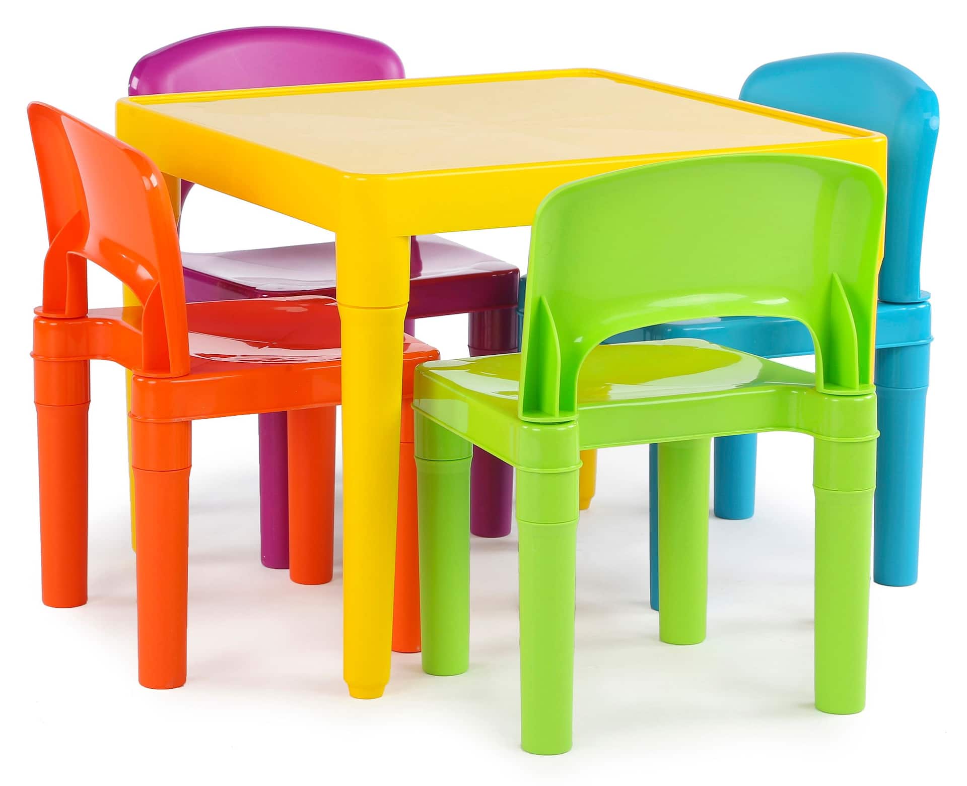 Chaise en plastique - pour jardin/extérieur - pour enfant - vert