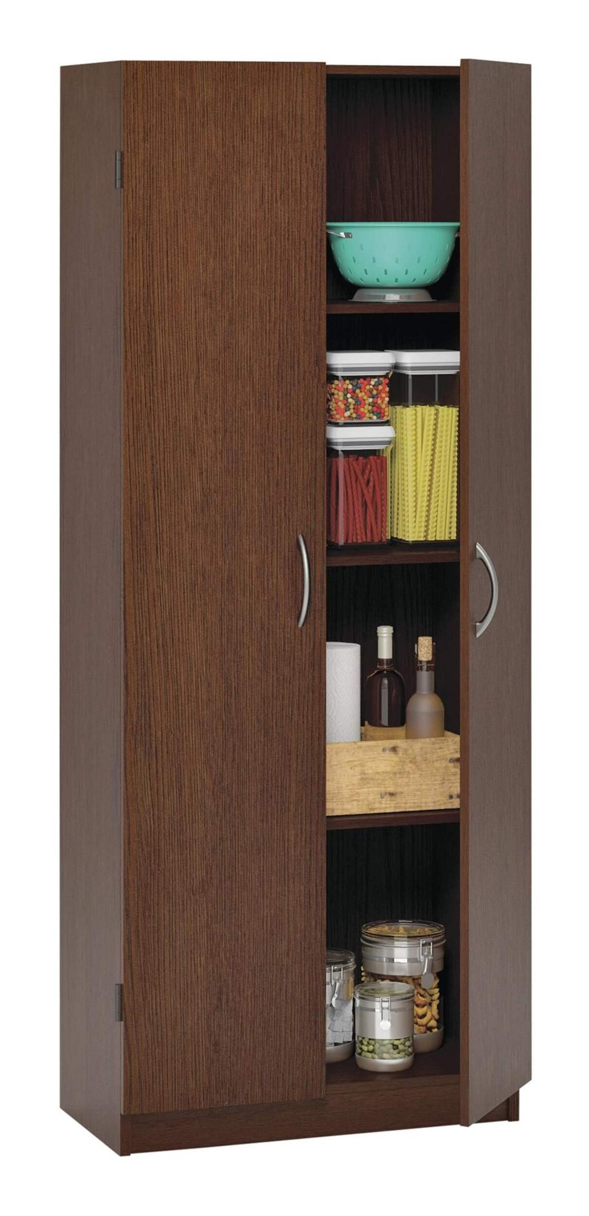 System Build 2-Door Storage Cabinet, Lansing Oak Front_Angled_Right