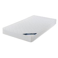 Brassex Platform Bed & Mattress Set, Full Front_Angled_Right