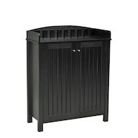 Armoire à chaussures mince à 3 niveaux Brassex Front_Angled_Right