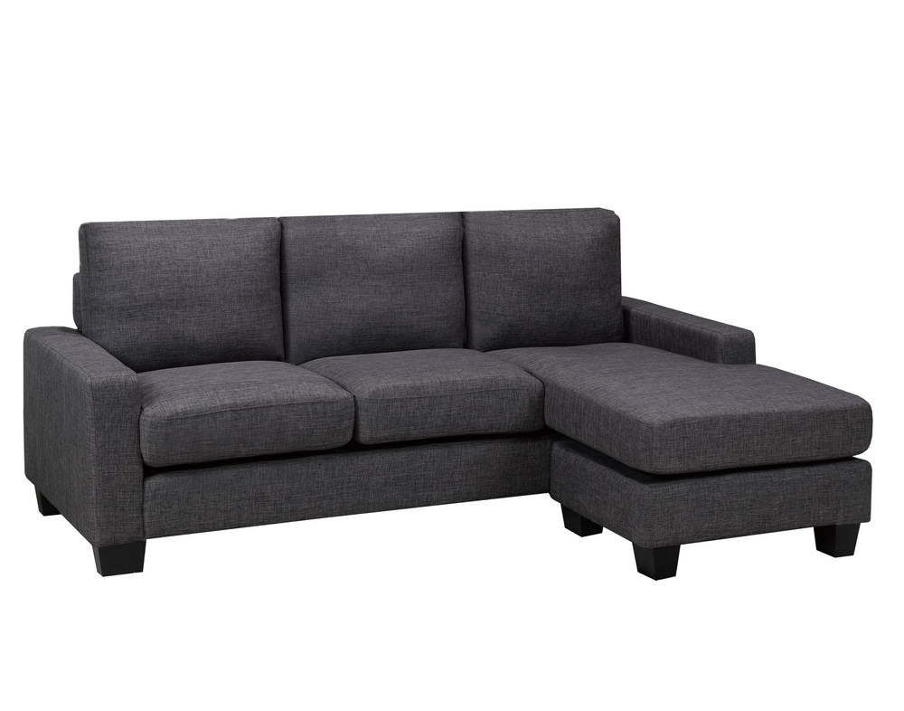Brassex Hilton Tufted Sectional with Reversible Chaise Canadian Tire