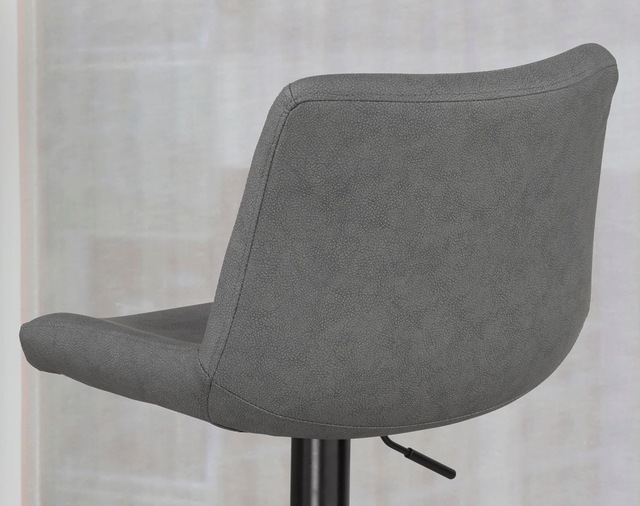 Brassex Adjustable Bar Stool Set with Swivel, Grey, 2pk Canadian Tire