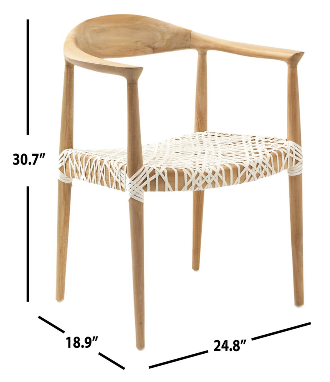 Bandelier arm sale chair