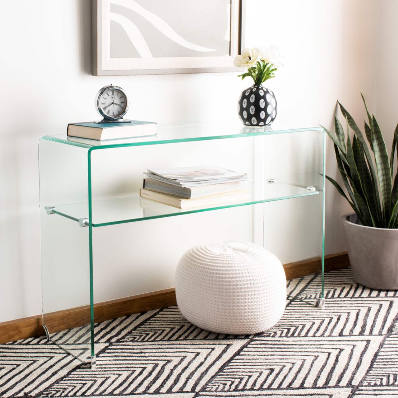 Console table shop clear