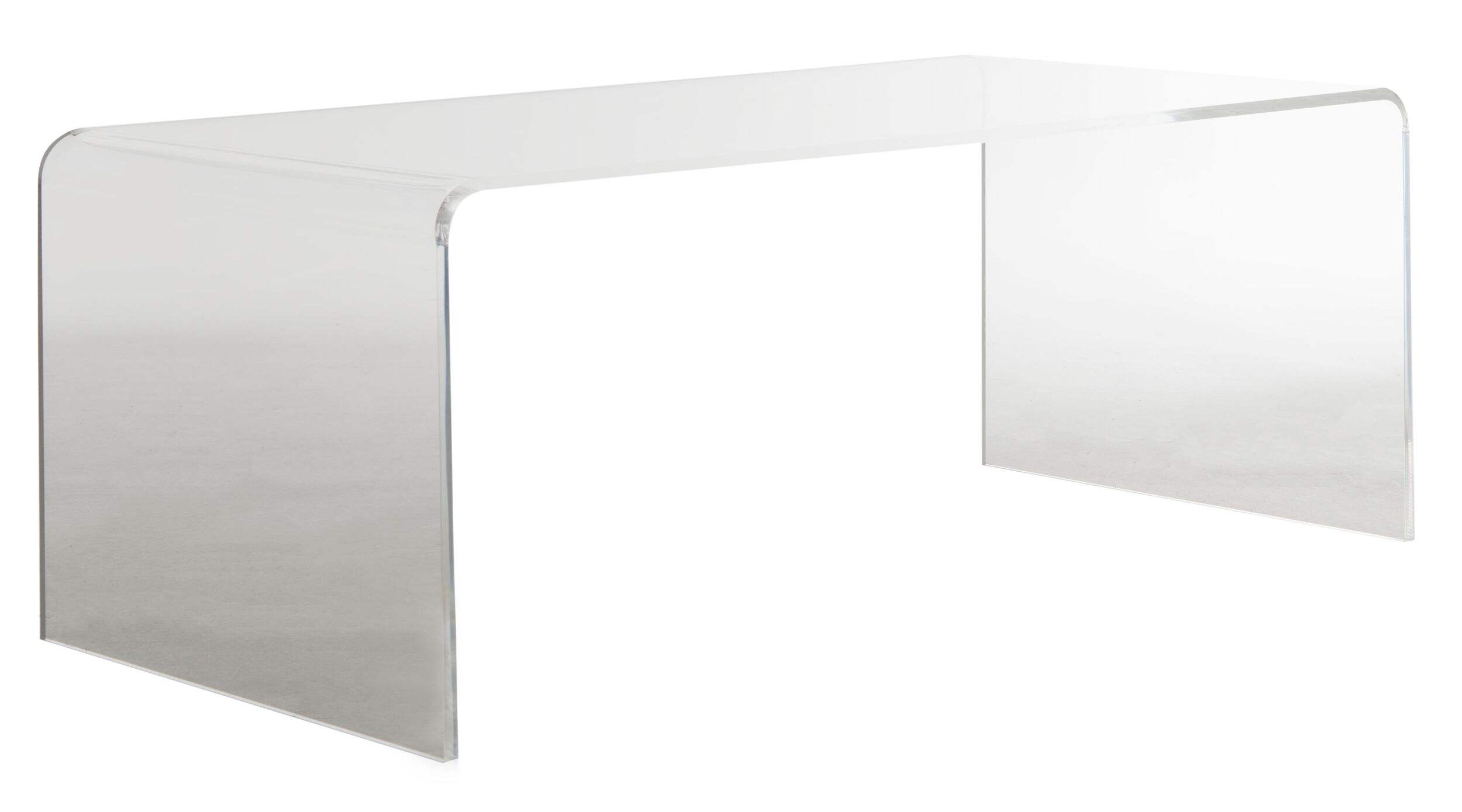Safavieh Atka Acrylic Coffee Table, Clear Front_Three_Fourths_Angled_Right
