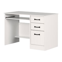 Bureau d'ordinateur South Shore Farnel Front_Angled_Left
