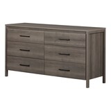 South Shore Gravity 6-Drawer Double Dresser Front_Angled_Left