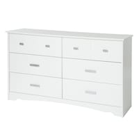 South Shore Tiara 6-Drawer Double Dresser Front_Angled_Left