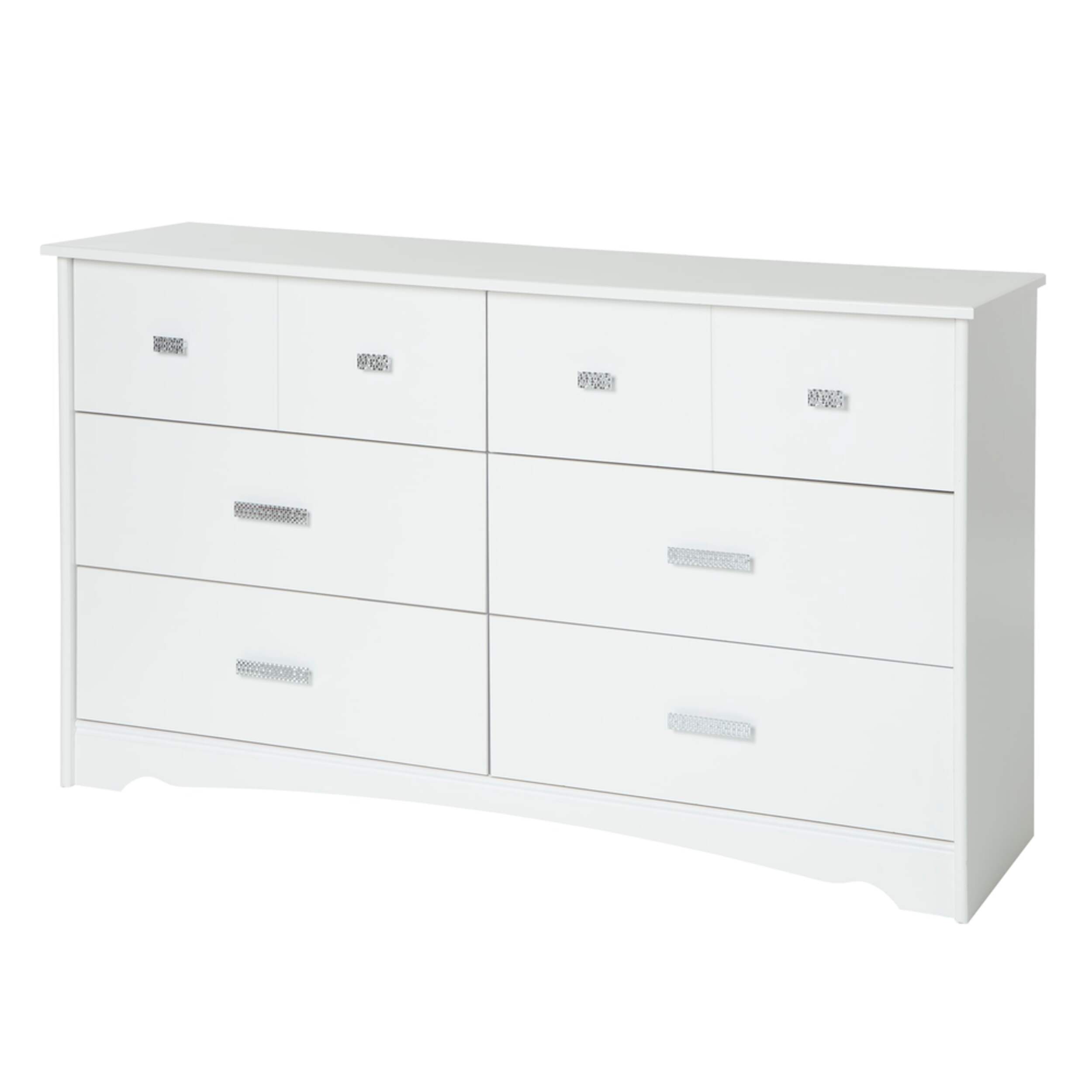 South Shore Tiara 6-Drawer Double Dresser Front_Angled_Left