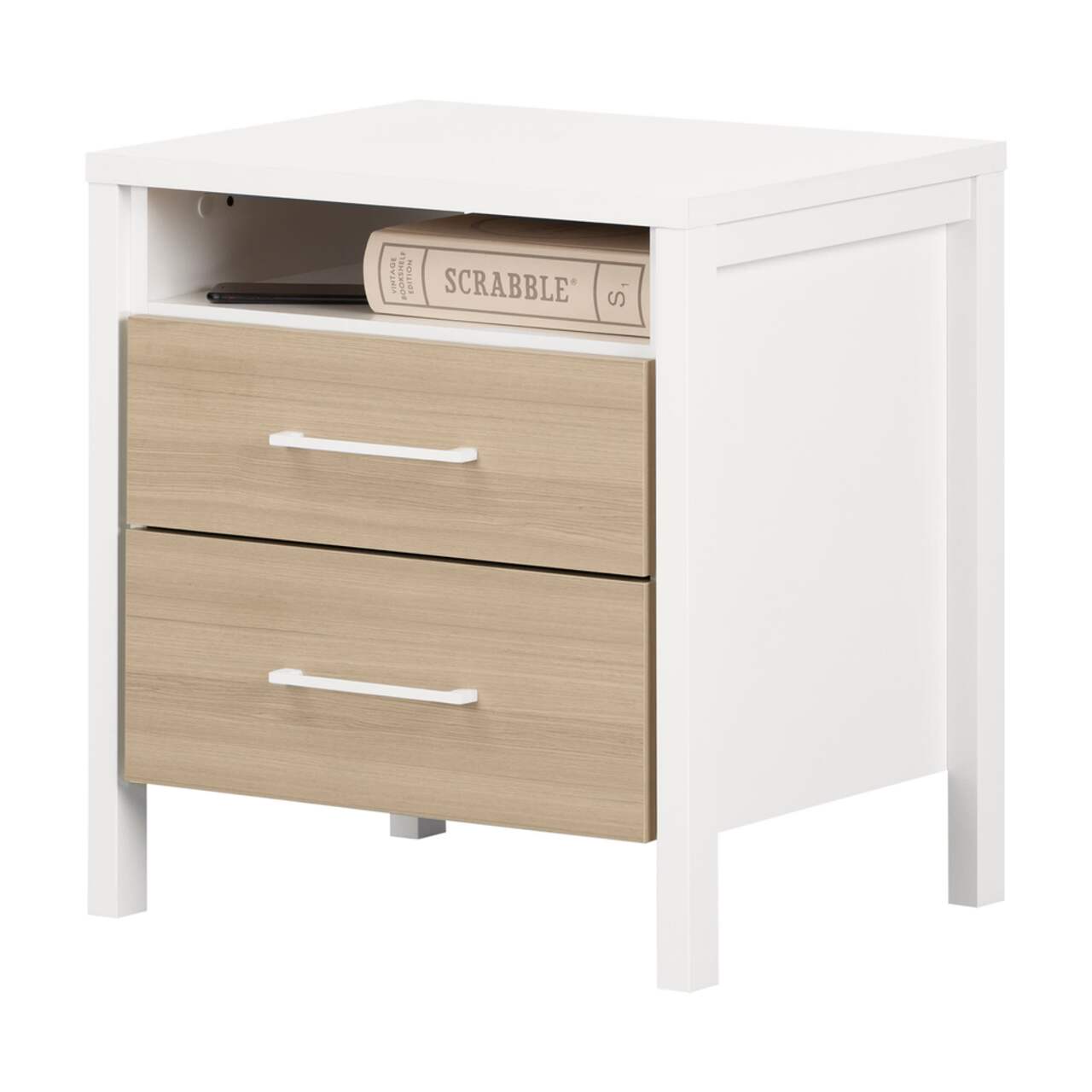 South Shore Munich 2 Drawer Nightstand
