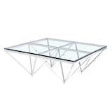 Home Gear Coffee Table Base with Inverted Pyramids Front_Elevated