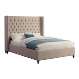 Brassex Wyome Platform Bed Front_Three_Fourths_Angled_Right