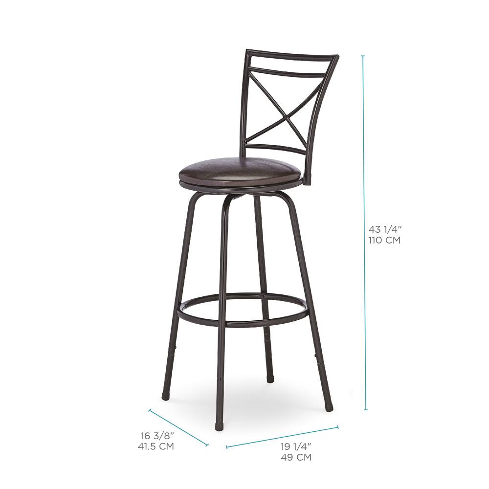 max load swivel bar stool