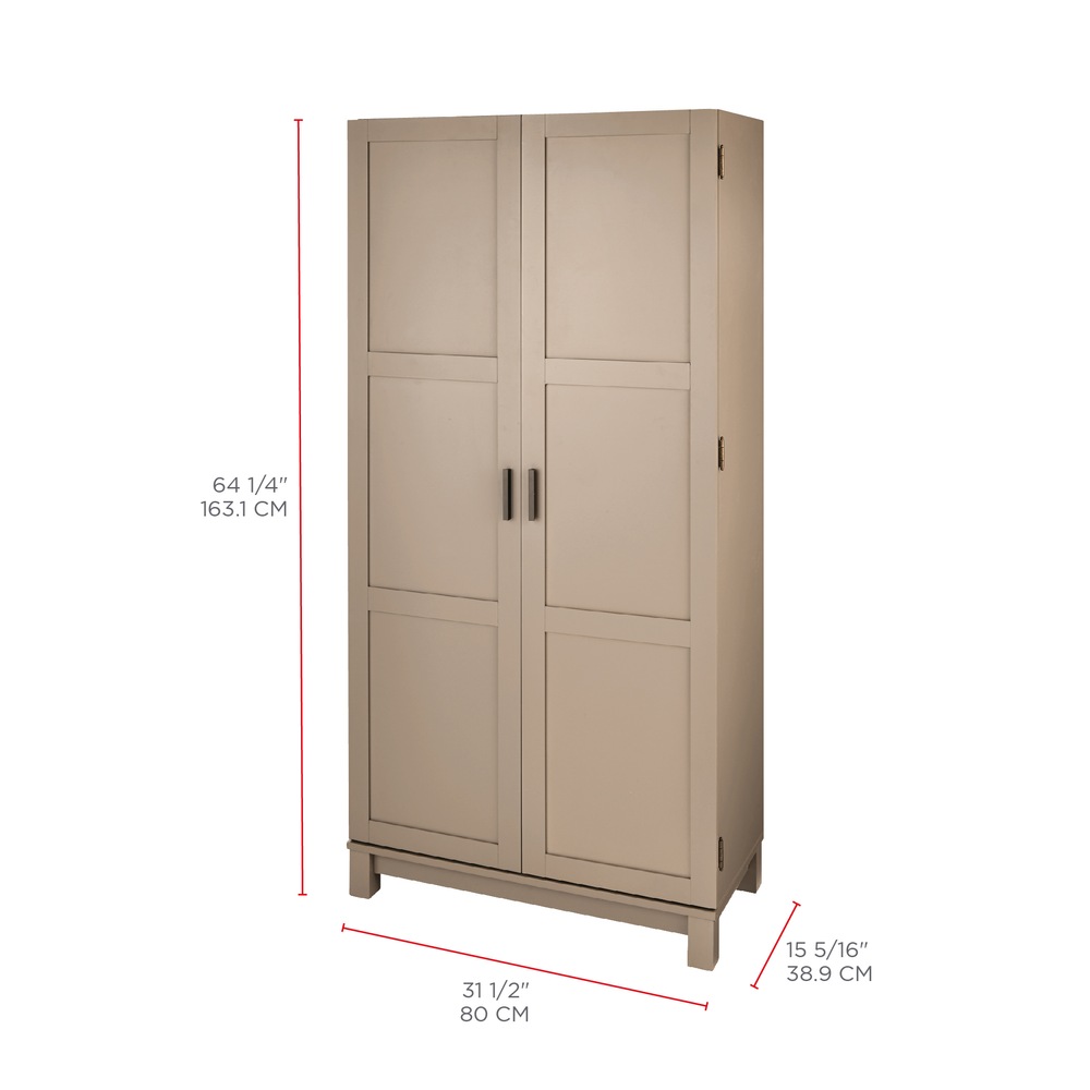 CANVAS Camden 2Door Shaker Style Storage/Pantry Grey Canadian Tire