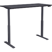 MotionWise Height Adjustable Desk with Wireless Charger Front_Three_Fourths_Angled_Right