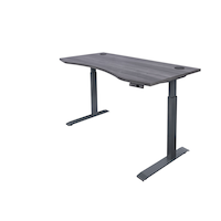 MotionWise Height Adjustable Standing Desk, 153 × 77-cm