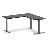 MotionWise L-shape Height Adjustable Desk with 3 Columns Front_Three_Fourths_Angled_Left
