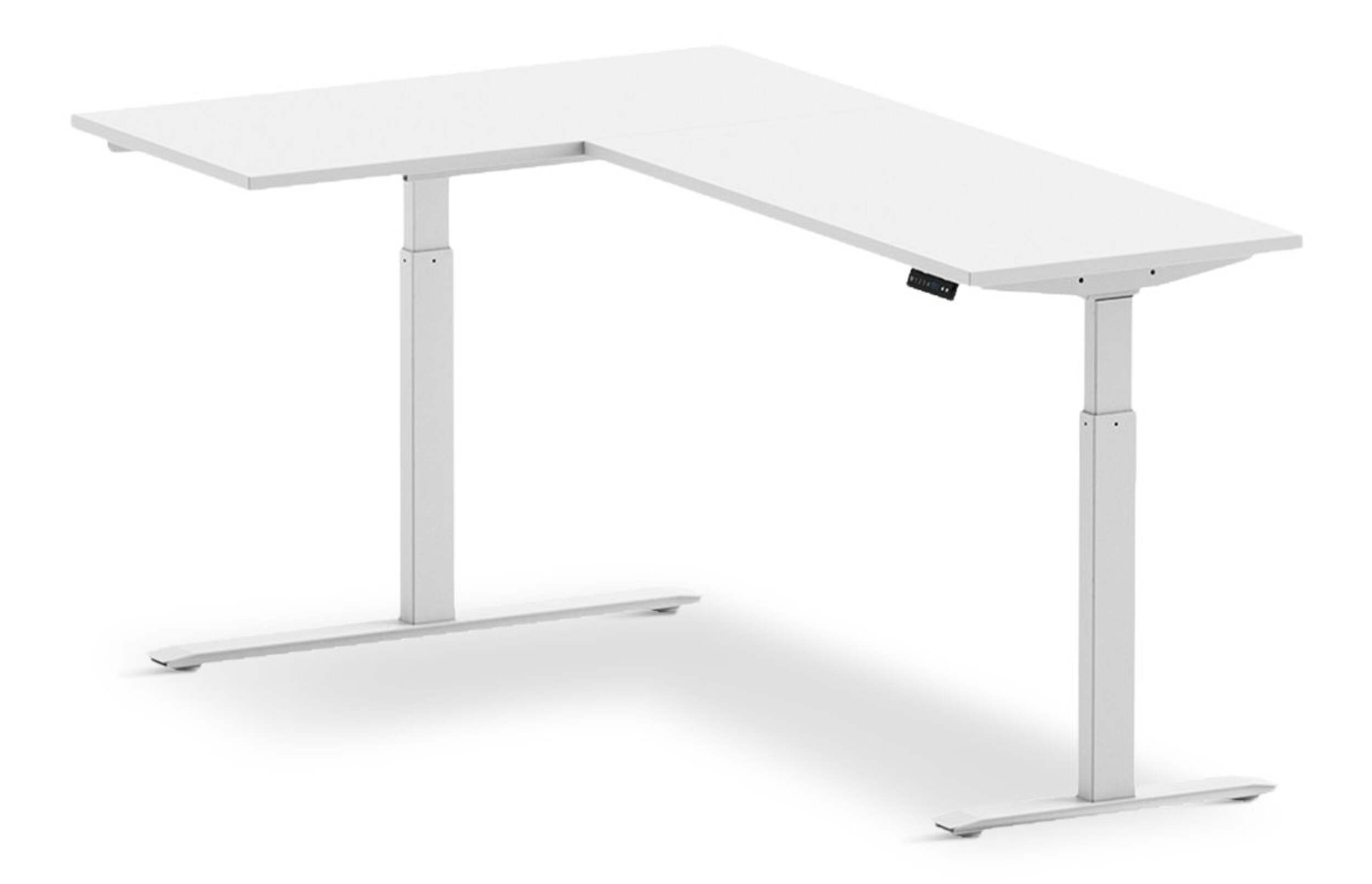 MotionWise Lshape Height Adjustable Desk with 2 Columns Canadian Tire