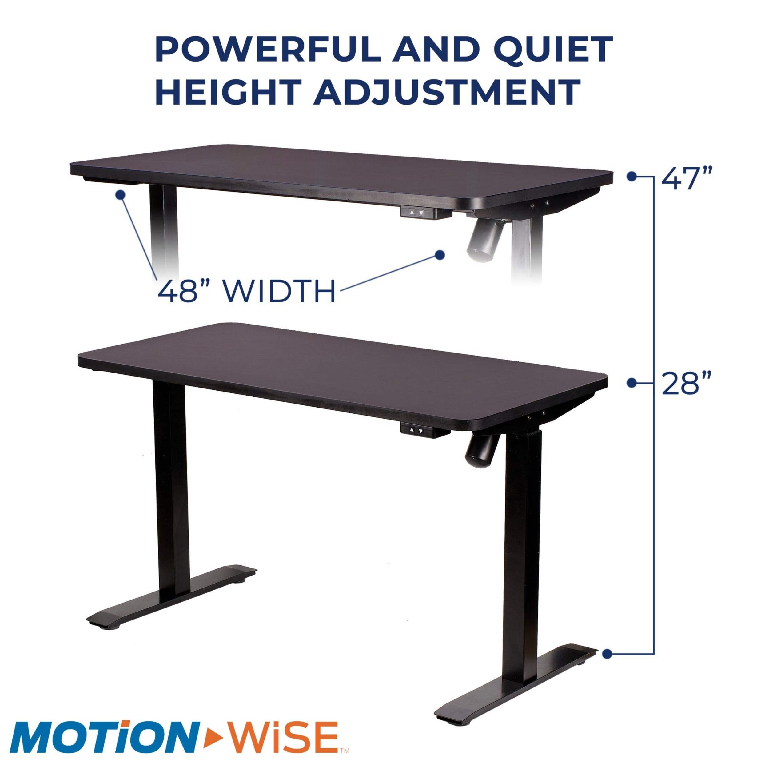 MotionWise HomeBasic Height Adjustable Standing Desk Canadian Tire
