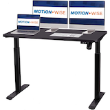 MotionWise Home-Basic Height Adjustable Standing Desk Front_Three_Fourths_Angled_Left