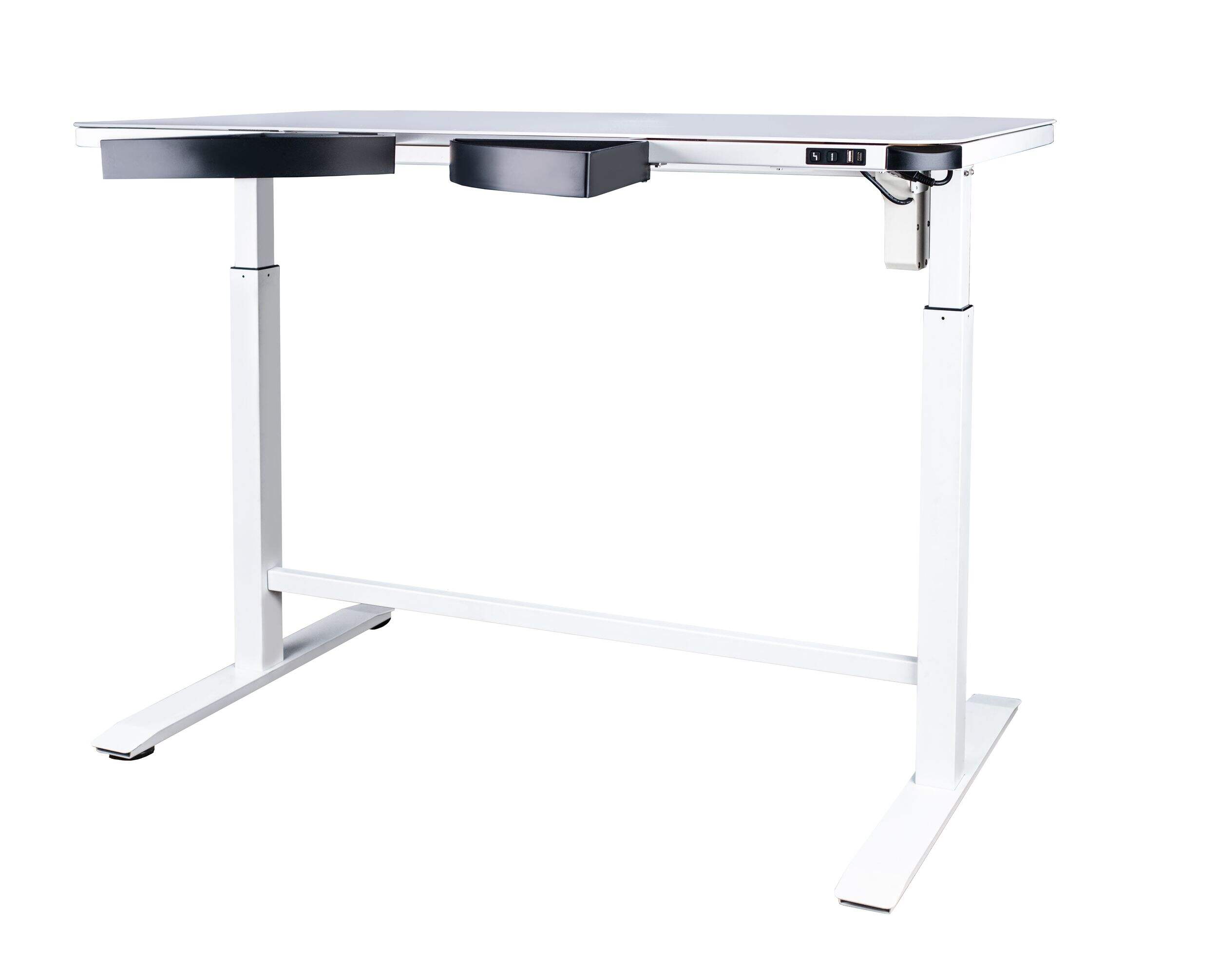 MotionWise GlassTop Height Adjustable Standing Desk Canadian Tire
