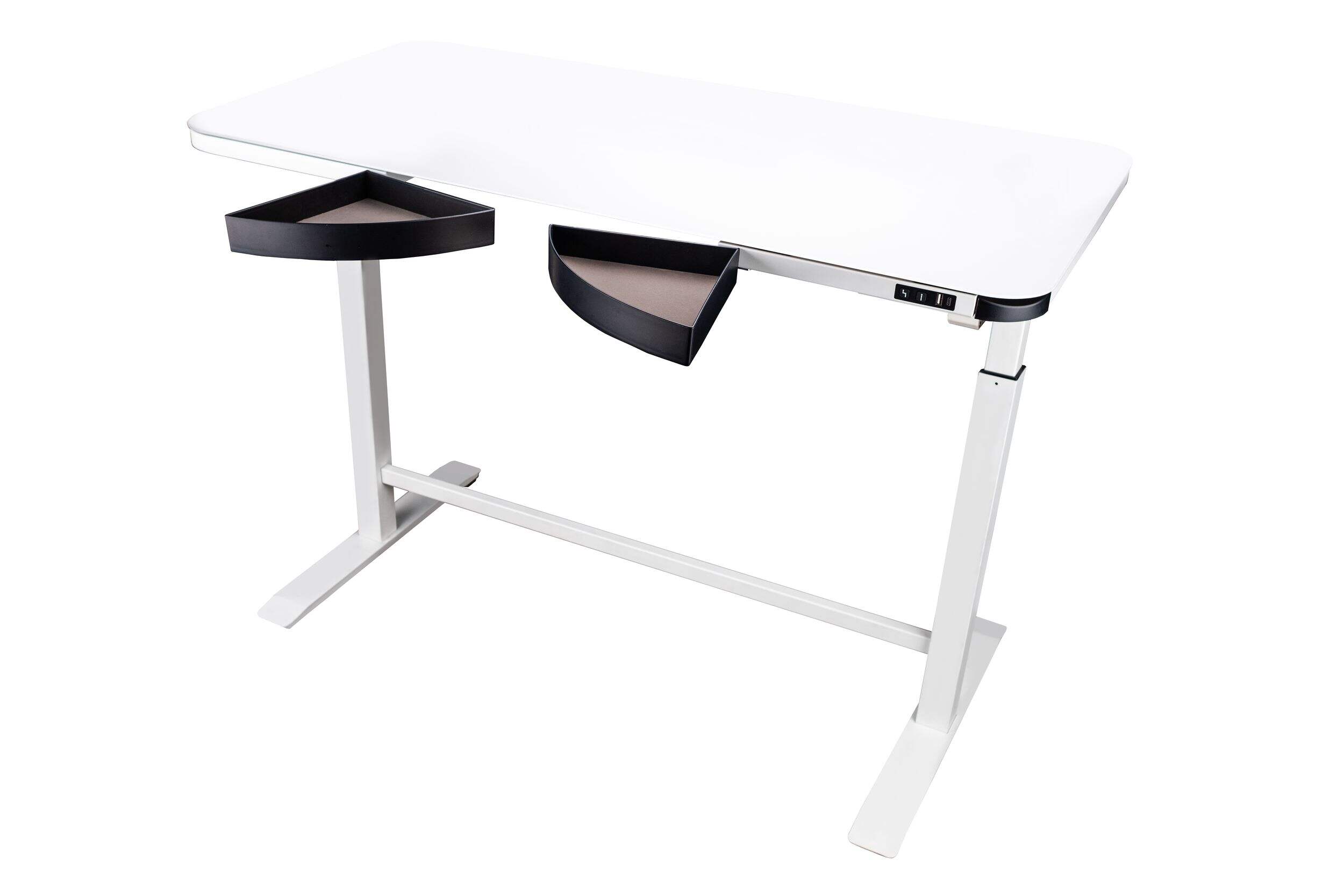 MotionWise GlassTop Height Adjustable Standing Desk Canadian Tire