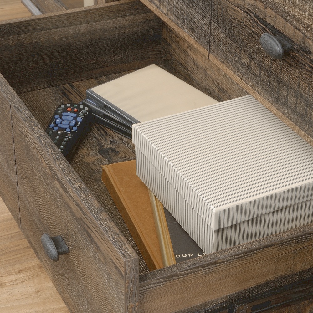 Sauder Canal Street Builtin USB Port Entertainment Credenza with