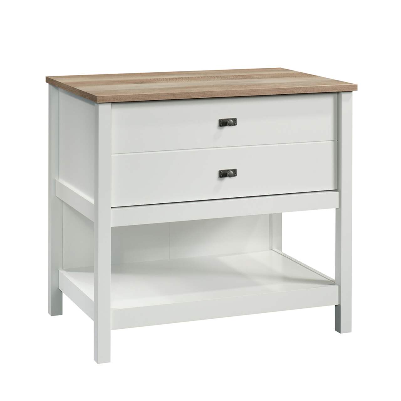 Sauder cottage store road storage cabinet