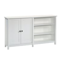 Sauder County Line Console Easy-to-Assemble TV Stand with Storage Front_Three_Fourths_Angled_Right