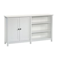 Sauder County Line Console Easy-to-Assemble TV Stand with Storage Front_Three_Fourths_Angled_Right