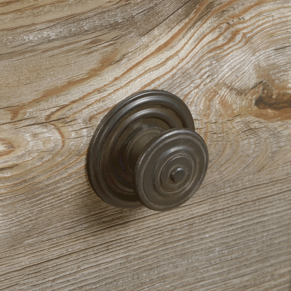 Sauder Granite Home Office Trace Desk with Storage, Rustic Cedar