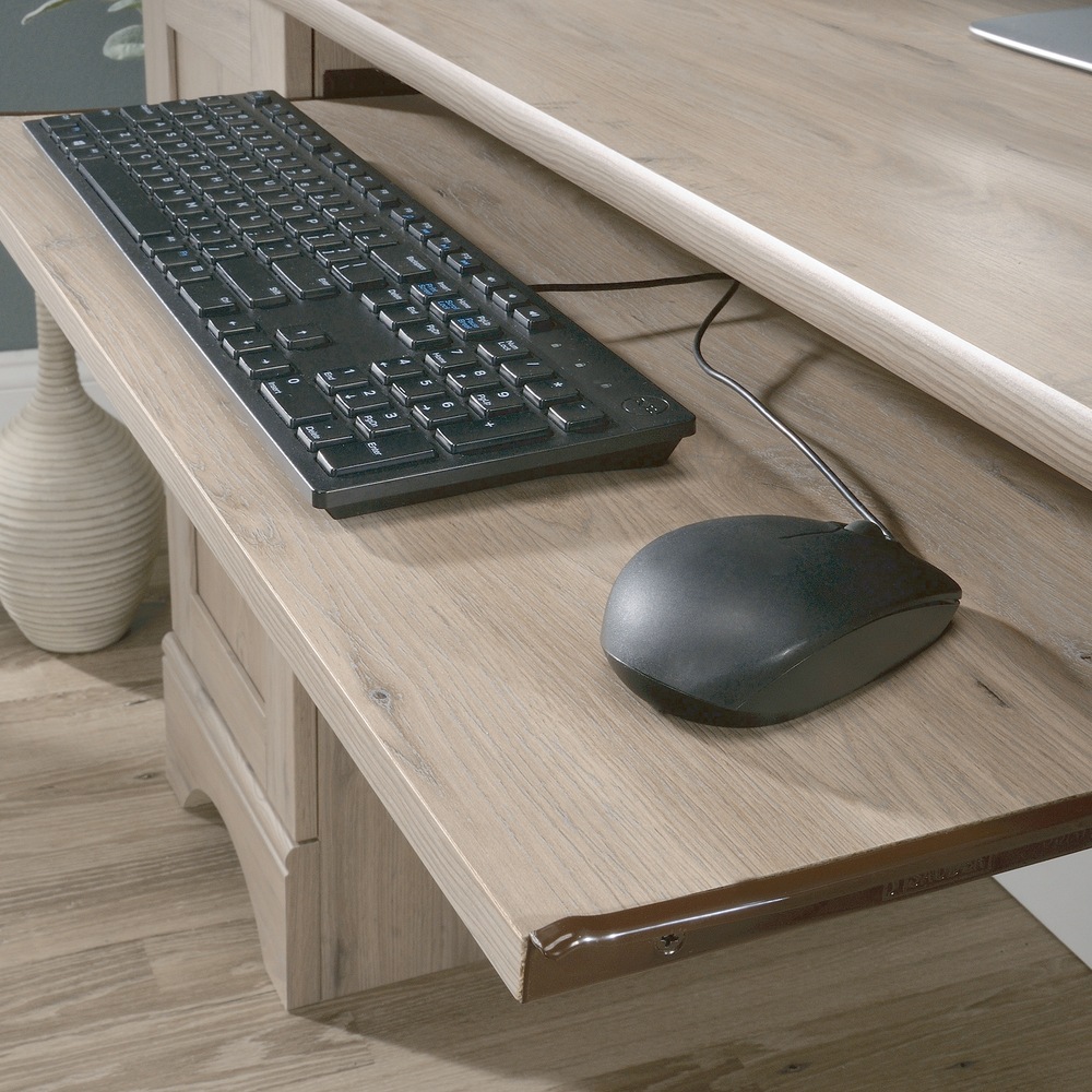 Sauder EasytoAssemble Computer Desk with SlideOut Keyboard Tray