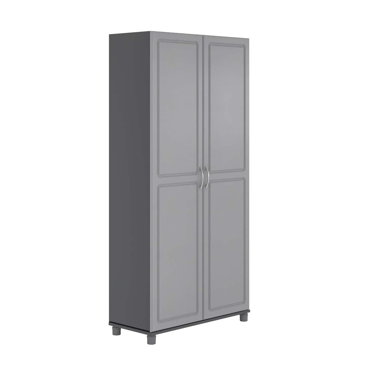 Dorel SystemBuild Kendall 5-Shelf Utility Storage Cabinet, 36-in, Grey