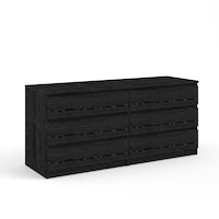 Tvilum Scottsdale 6-Drawer Double Dresser/Chest, More Options Available Front_Three_Fourths_Angled_Right