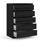 Tvilum Scottsdale 5-Drawer Double Dresser/Chest, More Options Available Front_Three_Fourths_Angled_Right