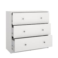 Tvilum Portland 3-Drawer Dresser Chest, More Options Available Front_Three_Fourths_Angled_Right